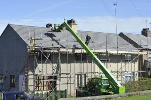 Contractors performing roof replacement financed by a new roof loan